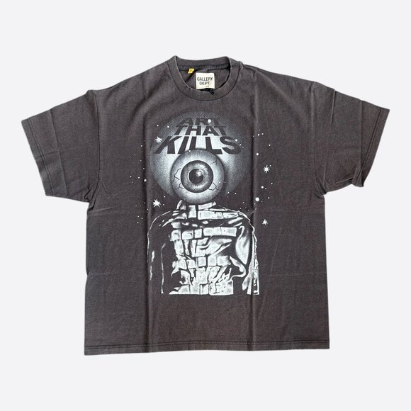 Gallery Dept Faded Black Art That Kills Rod Graphic T-Shirt